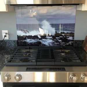 Photograph on stainless steel
